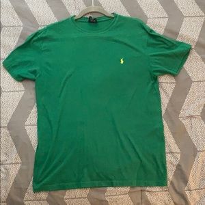 green polo tee